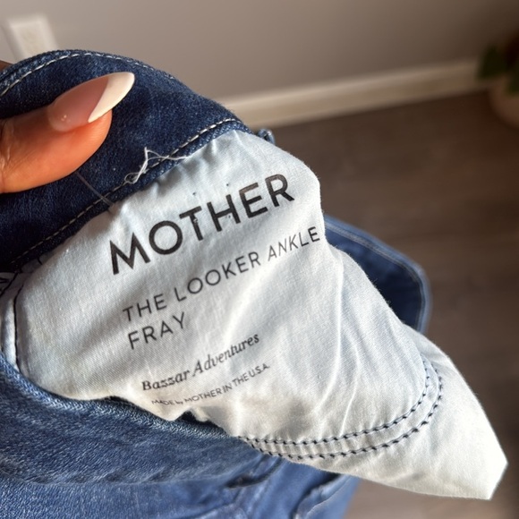 Mother Denim - The Looker Ankle Fray in Bazaar Adventures 28 - Picture 9 of 12